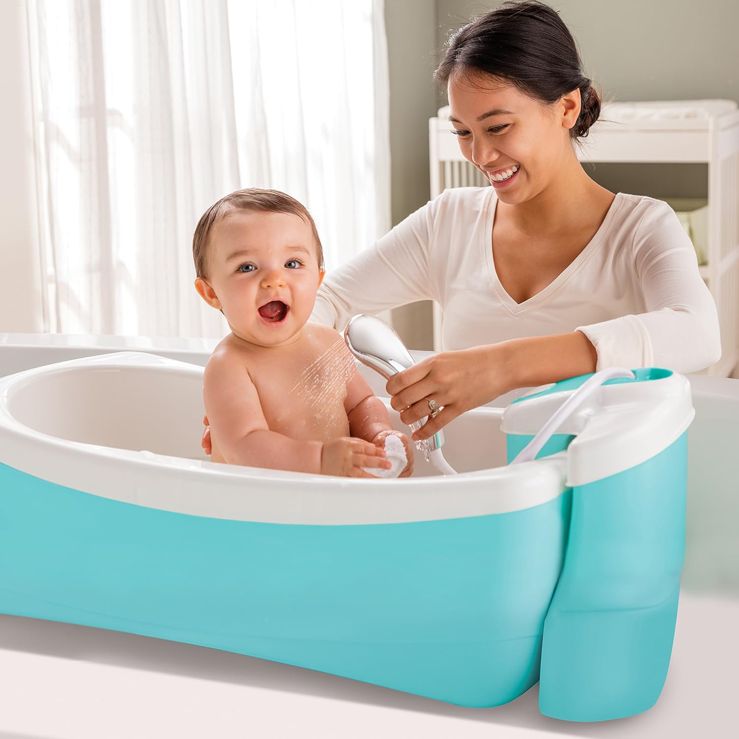 Summer Lil Luxuries Whirlpool, Bubbling Spa & Shower, Blue : Baby