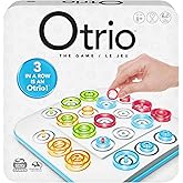 Spin Master Games Otrio Modern Stacking Strategy Tic-Tac-Toe Family Game | Head-To-Head Three-In-A-Row Classic Game, Unique Nesting Rings, Practice Critical Thinking Skills, 2-4 Players, Ages 8+