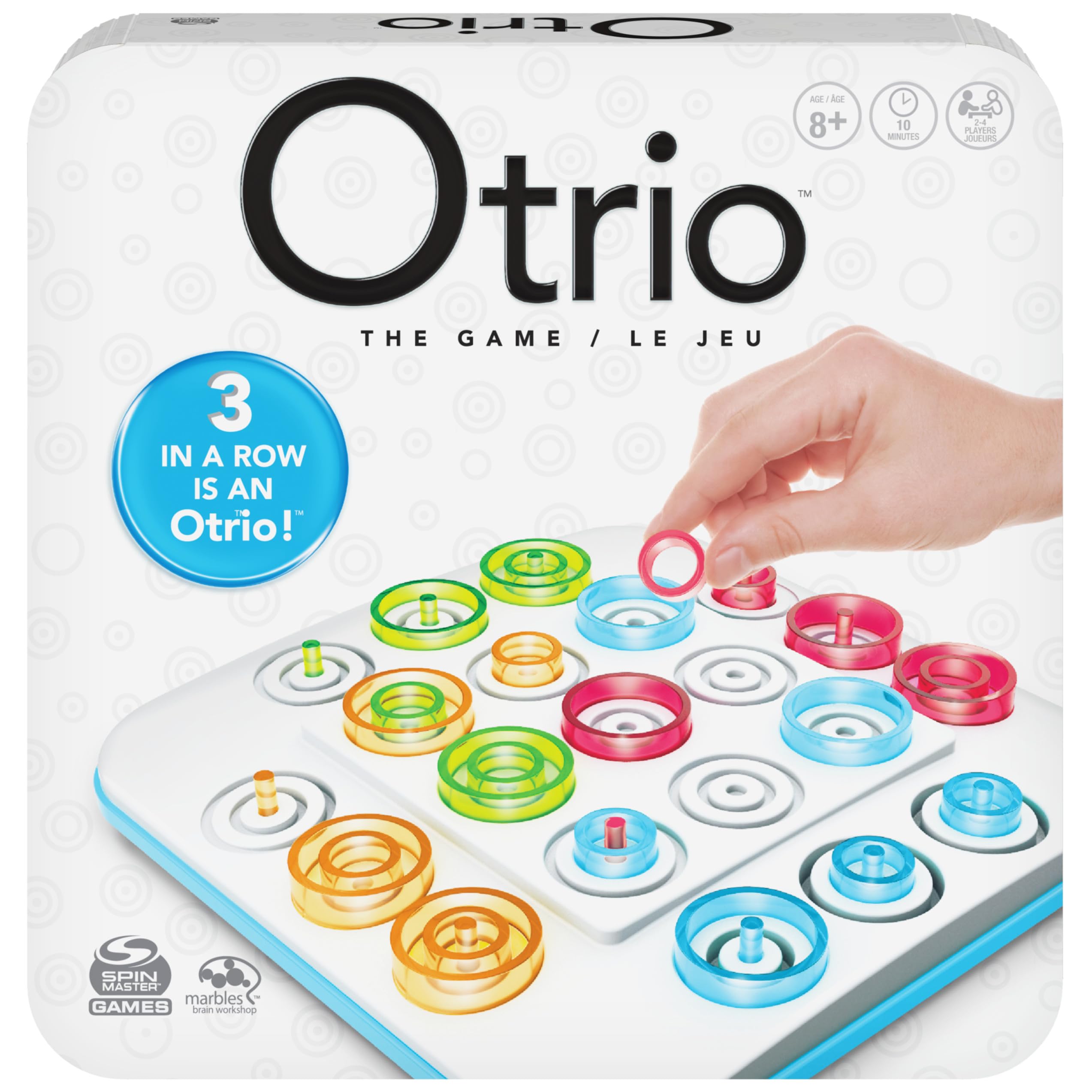 Photo 1 of Spin Master Games, Otrio Strategy-Based Board Game, Classic Game, Advanced Tic Tac Toe STEM Activity, 2 Players, for Ages 8 & Up