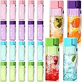 Maxdot 24 Pcs Thank You Water Bottles Bulk 17 oz Employee Appreciation Gifts Plastic Water Bottle Reusable Cup Inspirational Thank You Gifts for Valentine Staff Coworker Teacher Nurse(Multicolor)