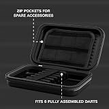 Target Darts Takoma XL Darts Wallet Black Holds 6 Darts Case view 3