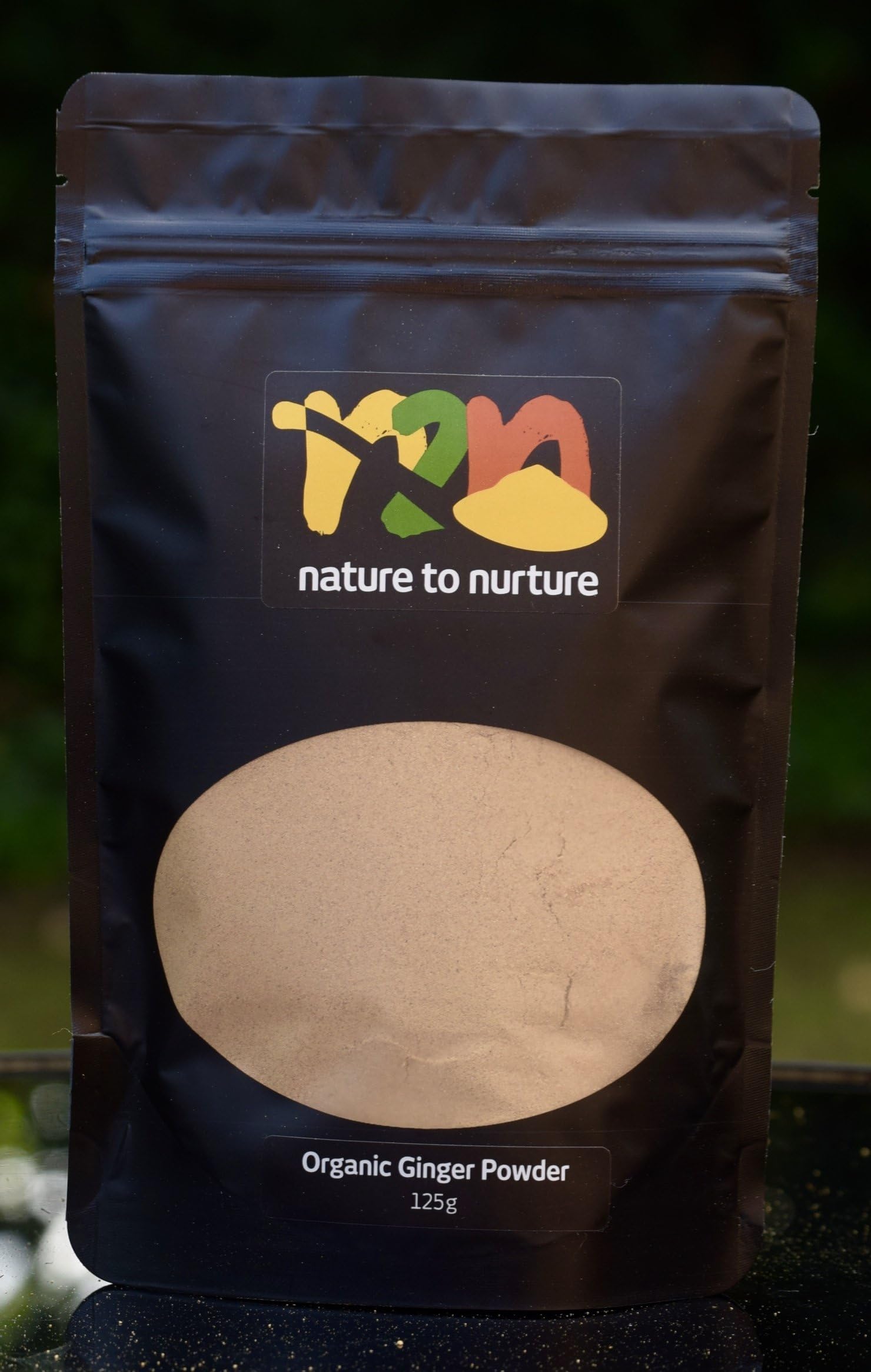Organic Ginger Powder 125g - powerful anti-inflammatory and immunity booster - delicious fiery flavour - Go Natural, Go Organic, Go Powder - by N2N