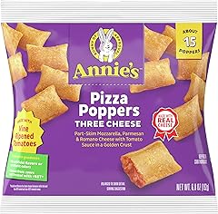 Annie's Frozen Pizza Poppers, Three Cheese, Snacks, 6.8 oz, 15 ct