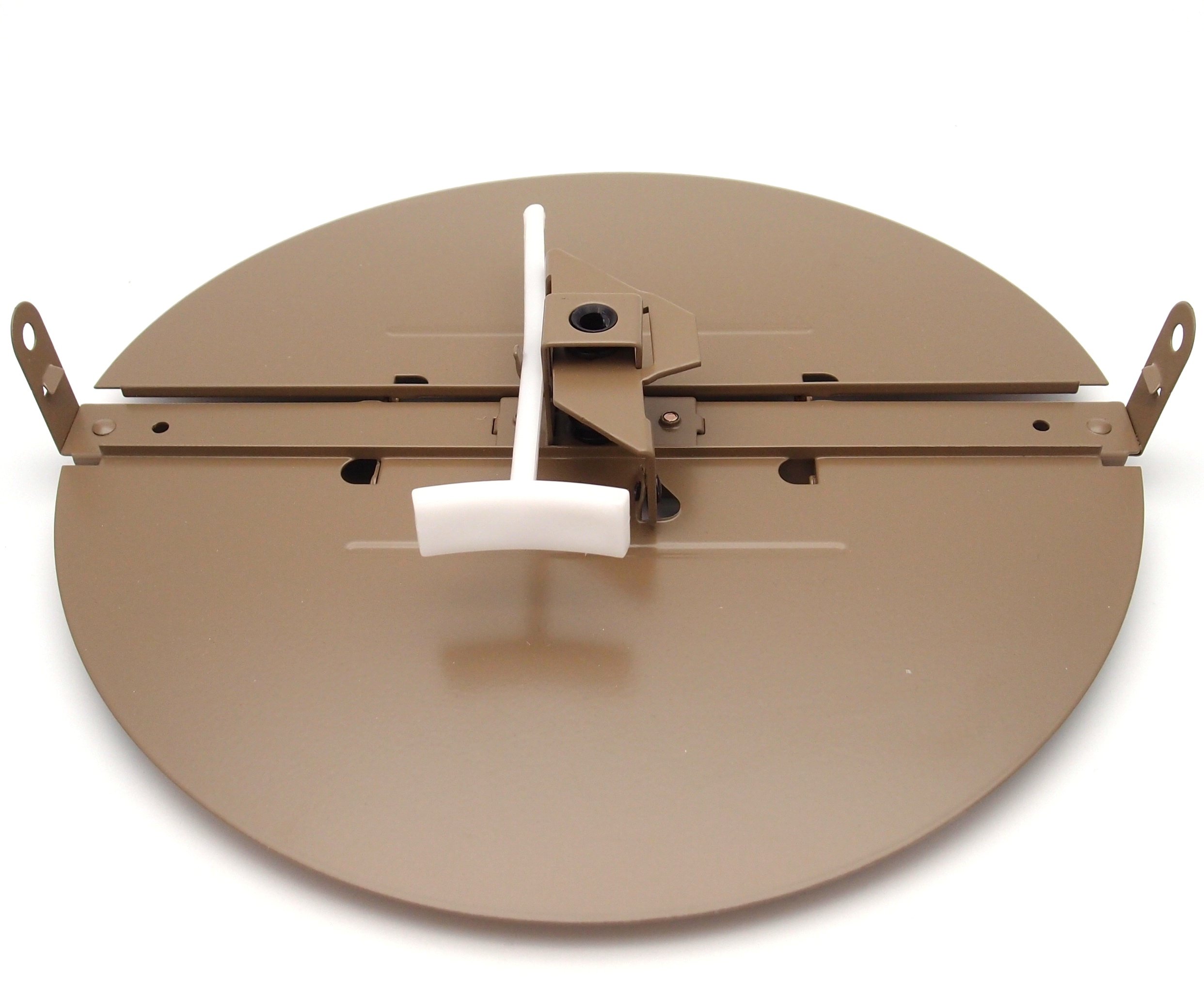 Photo 1 of HVAC Premium 10" Butterfly Damper - Control Your Airflow on Drop Ceiling grilles of 24x24 (10" Round Duct Opening)