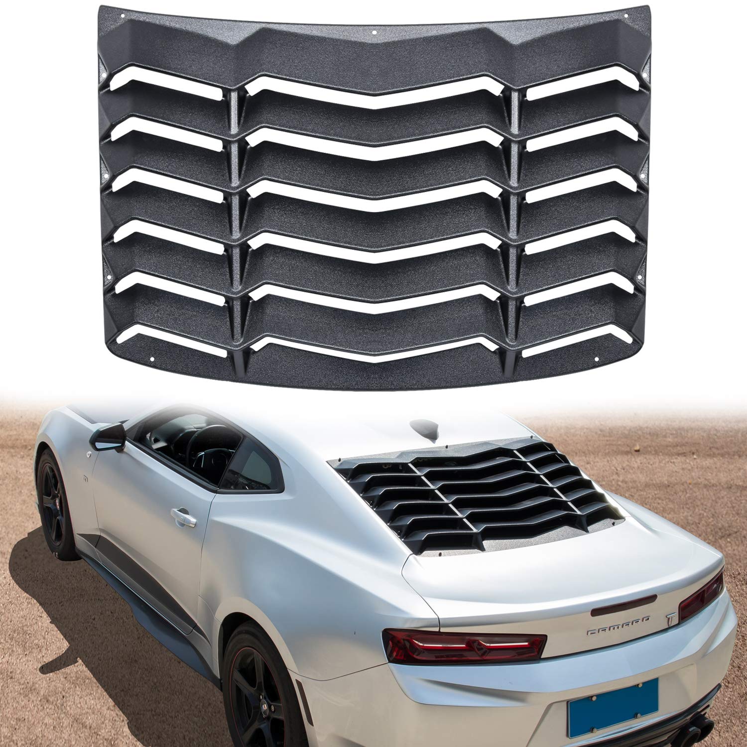 Honest Service Danti Rear Window Louver Sun Shade Cover Matte Black Lambo Style For Chevy Chevrolet Camaro 2016 2017 2018 2019 Automotive High Quality Merchandise And Convenient Honest Service Www Seahorsesailingschool Com