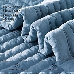 KASENTEX Quilt Mini Set-Stone Washed-Super Soft