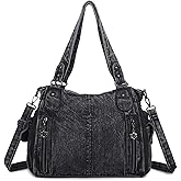 Angel Kiss Handbags for Womens Top-Handle Hobo Purse Roomy Casual Shoulder Bags PU Tote Satchel Purse for Women