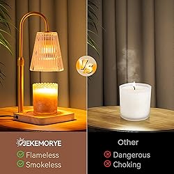 Candle Warmer Lamp with Timer and 2 Bulbs