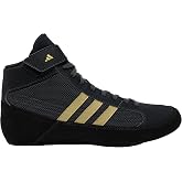 adidas Boys HVC Wresling Shoes | Single-layer mesh upper with lace cover, 10K-6 run - club practice and youth tournaments - boys and girls