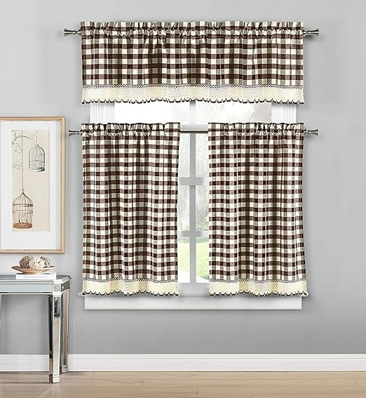 Amazon Com Bathroom And More With Crochet Accent Chocolate 3