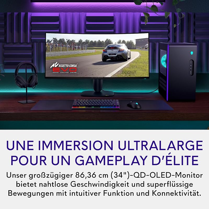 34 Gaming Monitor - AW3425DW, WQHD (3440x1440), 240Hz, QD OLED