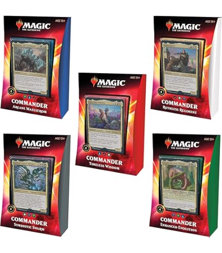 Amazon.com: SET ALL 5 Magic the Gathering COMMANDER 2013 Edition 