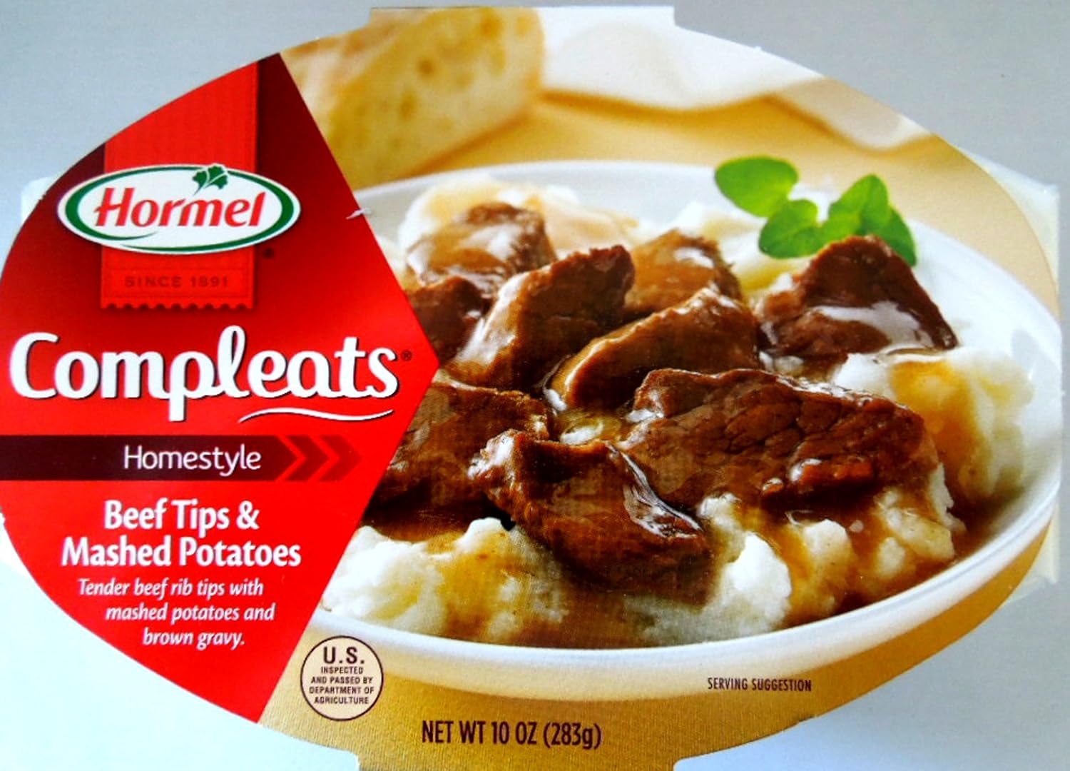 Hormel compleats Carne de Vacuno Consejos & Mash patatas – 3 ...