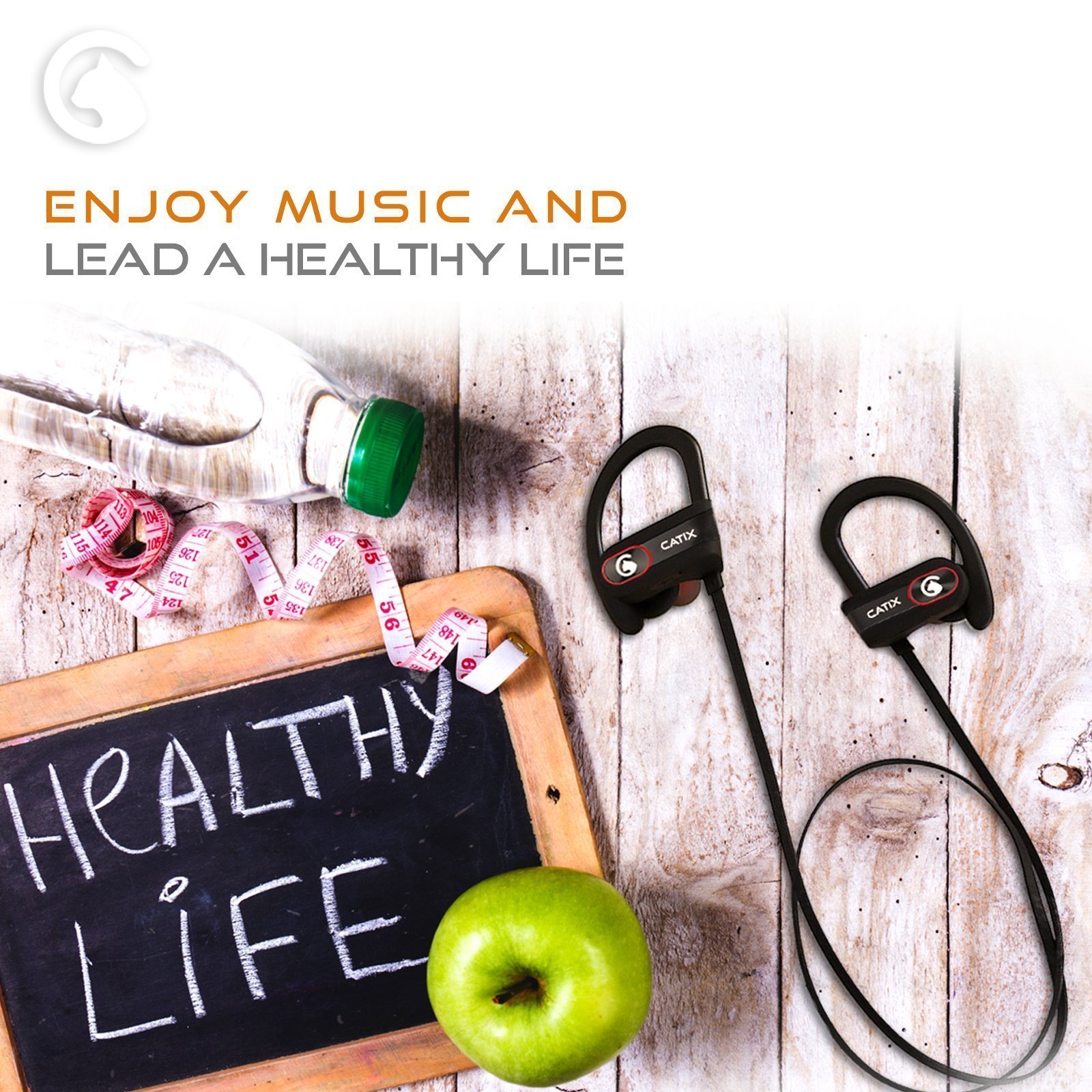 CATIX Bluetooth Headphones, Best Wireless Sports Earphones ...