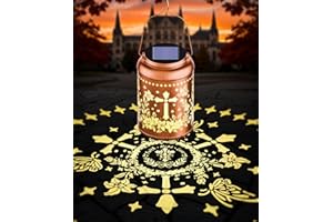 SEGXCFL Christmas Stocking Stuffers for Women Faith Solar Lanterns Outdoor Waterproof Christians Gifts for Women,Inspriation Religious Gifts for Woman Decoration Light for Garden Patio Yard