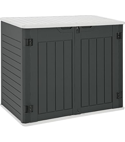 Amazon.com : YITAHOME Outdoor Resin Storage Sheds with X-Shaped