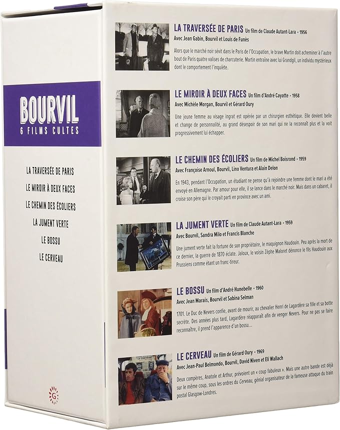 Bourvil 6 Films Cultes Edizione Francia Italia Dvd Amazon Fr Jean Gabin Bourvil Louis De Fun S Jeannette Batti Georgette Anys Robert Arnoux Laurence Badie Myno Burney Germaine Delbat Monette Dinay Claude Autant Lara Dvd