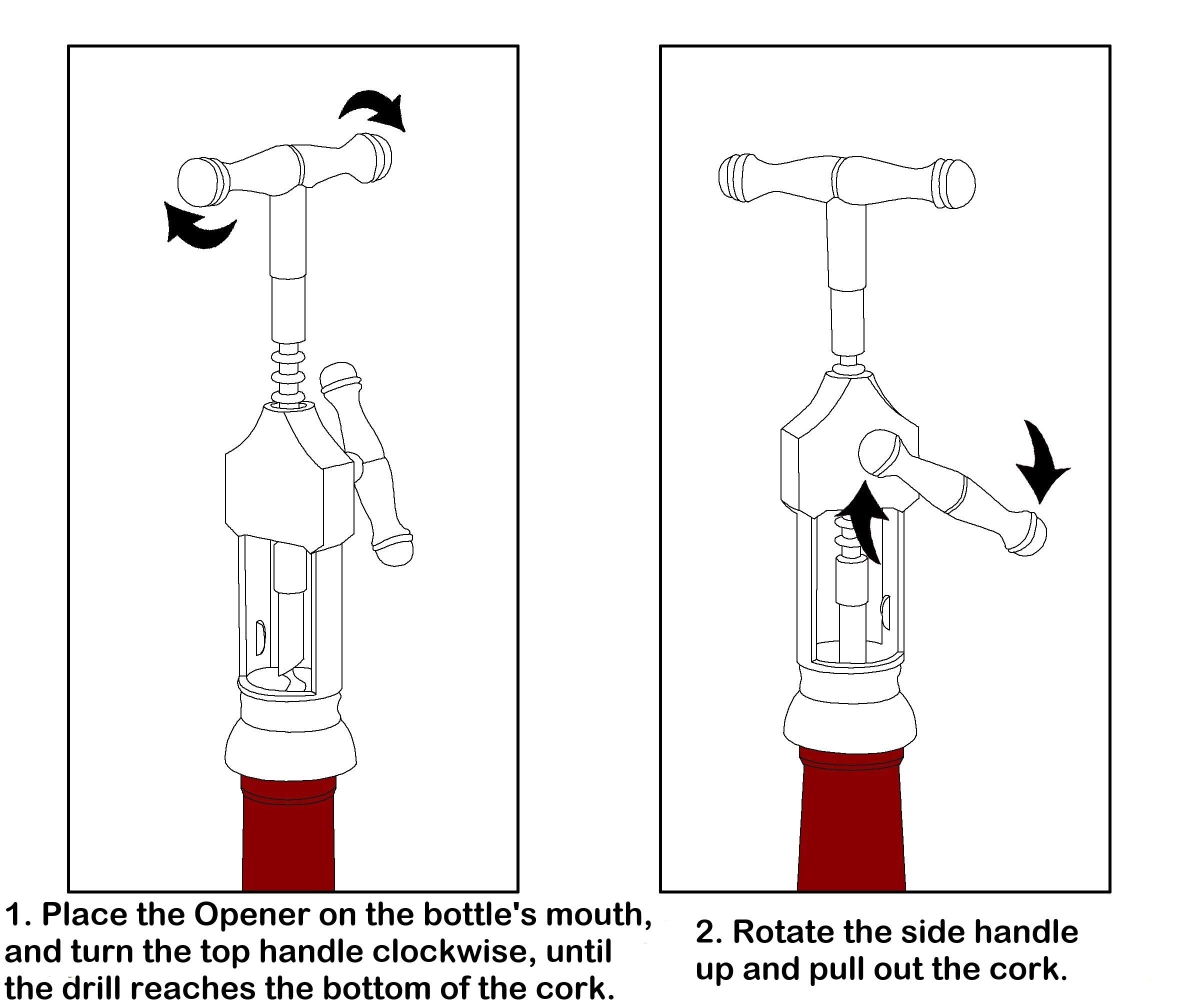 VNSG Deluxe Wine Set⎮Wine Accessories⎮Set of 5 pieces (Foil Cutter, Wine Bottle Opener/Corkscrew, Wine Aerator, 2 Bottle Stoppers/Wine Preserver)⎮Wine Gift Set⎮House Warming Presents⎮Wine Opener Set