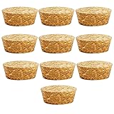 10Pcs Tapered Cork Plugs Wooden Wine Corks Stoppers