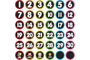 WhatSign Line up Spots for Classroom Floor Number Stickers for Classroom 36Pcs Line up Dots Line up Numbers Floor Numbers for Classroom Lining up Back to School Preschool Kindergarten Supplies