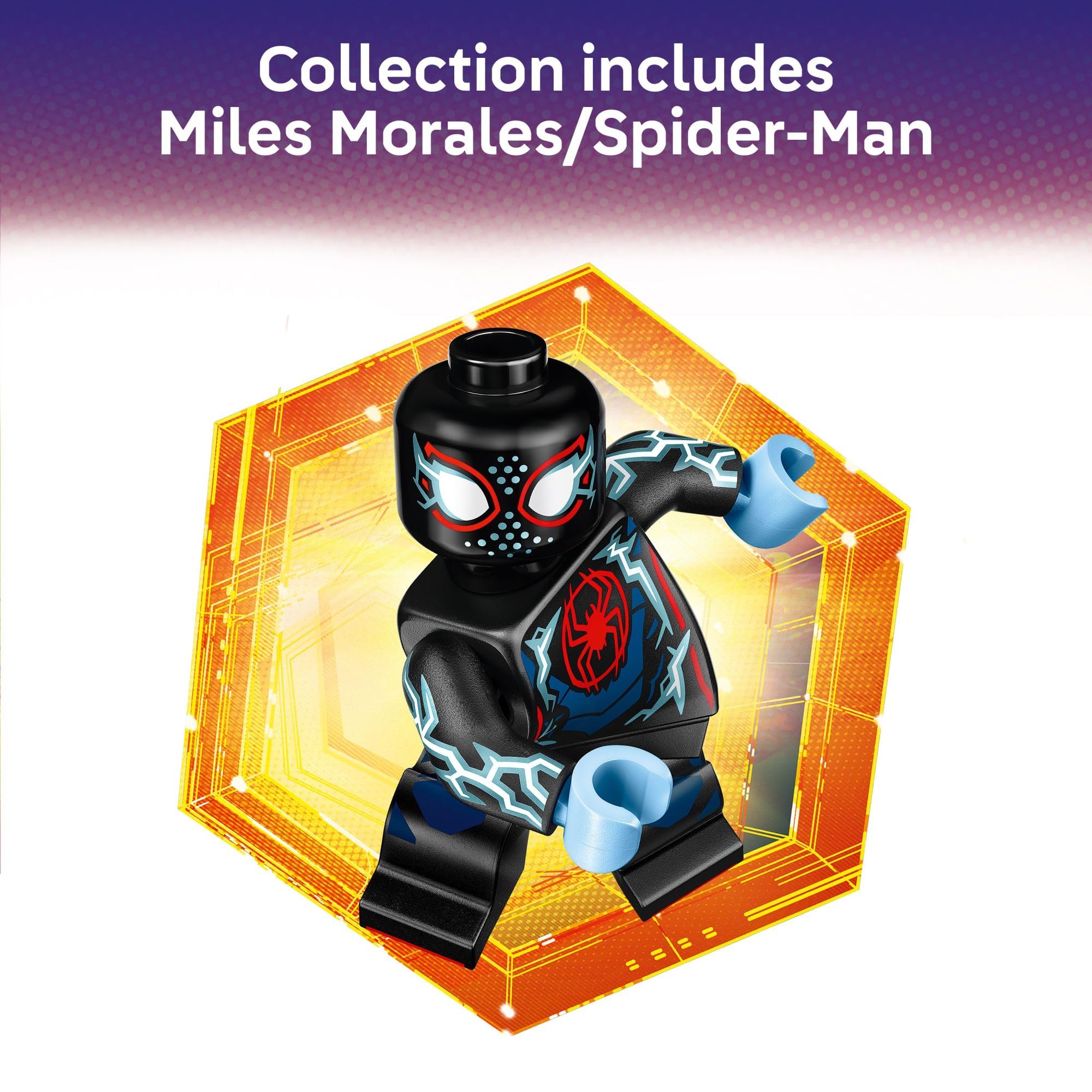 LEGO Minifigures Spider-Man: Across The Spider-Verse 6 Pack - Spider-Man Toys for Boys & Girls, Ages 5+ - Pretend Play Action Figures for Kids - Gift for Birthdays - 66797