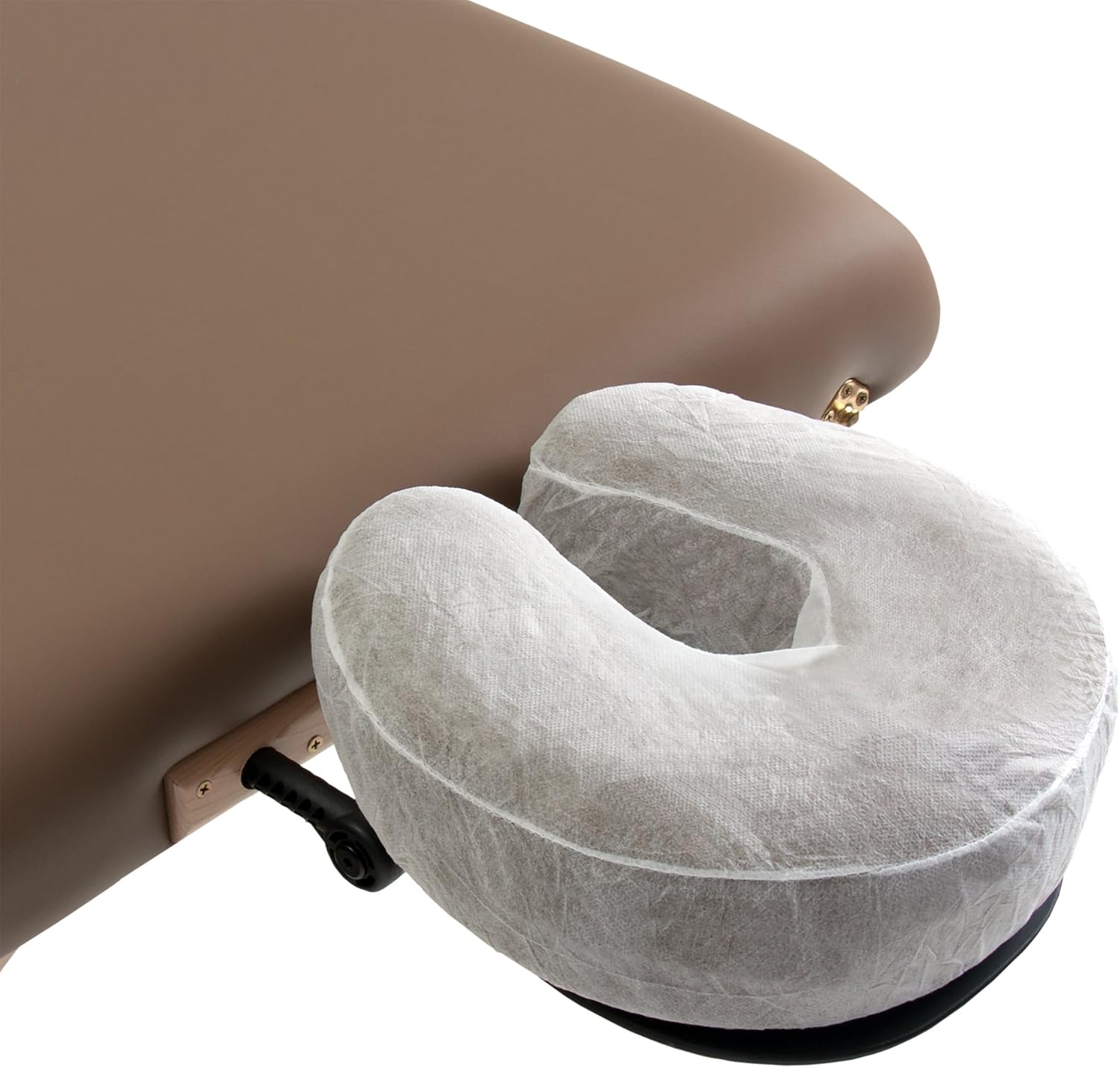 EARTHLITE Fitted Disposable Face Cradle Covers – Medical-Grade, Soft, Non-Sticking Massage Face Covers/Headrest Covers for Massage Tables & Massage Chairs, 50 Count: Sports & Outdoors