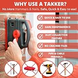 Takker Easy One-Step Hardwall Picture Frame Hanging Tool Kit 78pc view 4