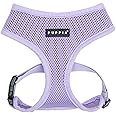Puppia Soft Dog Harness No Choke Over-The-Head Triple Layered Breathable Mesh Adjustable Chest Belt and Quick-Release Buckle, Violet, X-Large