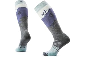 Smartwool Women's Ski Full Cushion Snowpocalypse Pattern Over the Calf Socks