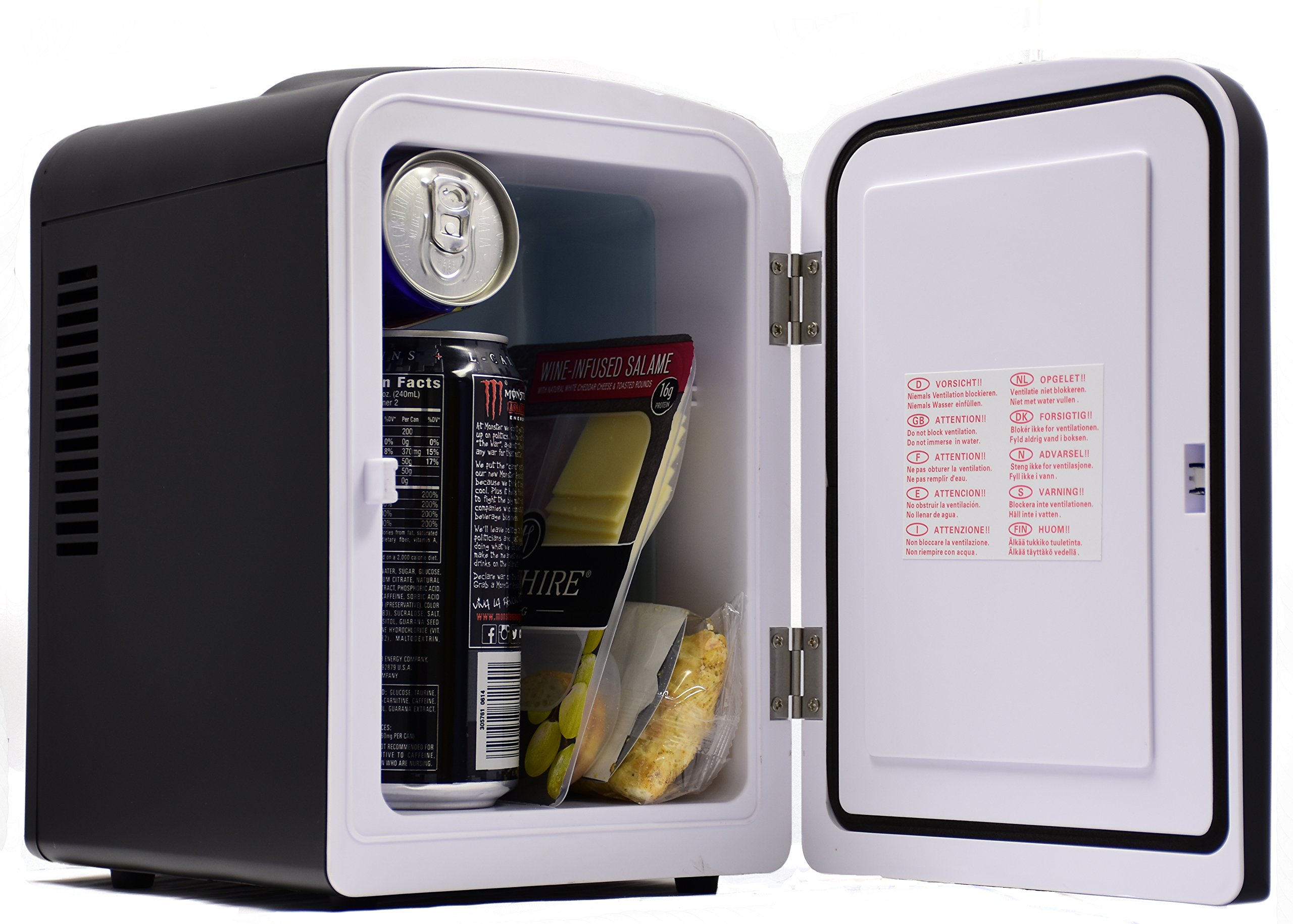 Uber Appliance UB, CH1 Uber Chill Mini Fridge 6, can portable Thermoelectric Cooler and Warmer