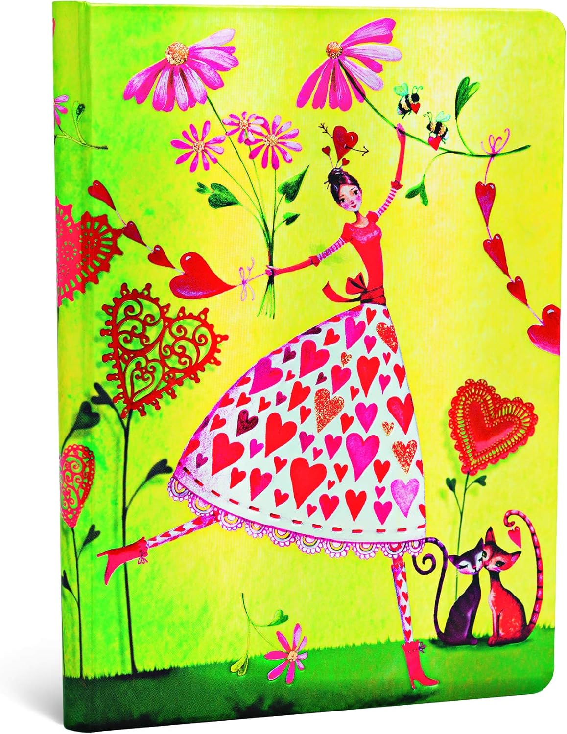 Paperblanks Mila Marquis Ruled Midi Notebook- Valentina (Mila Marquis Collection), Midi (170 x 120)