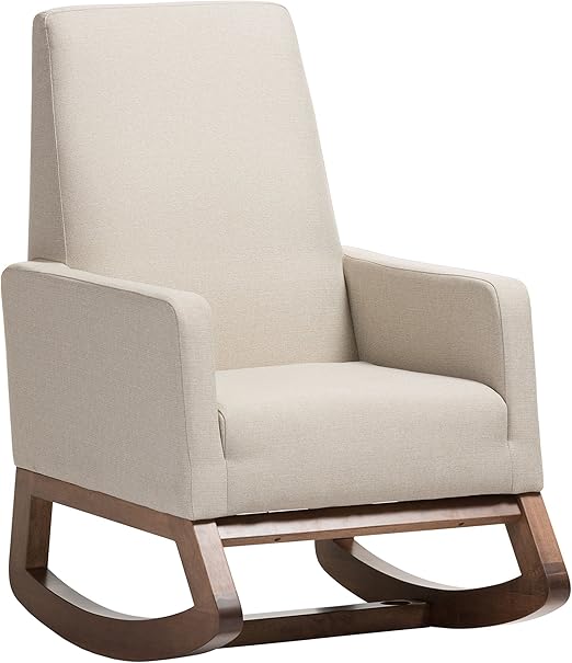 Baxton Studio Yashiya Mid Century Retro Modern Fabric Upholstered