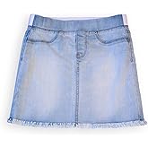 Calvin Klein Girls' Lightweight Stretch Denim Jean Skirt