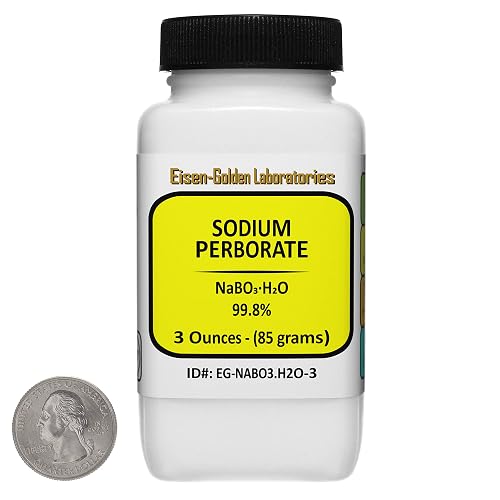 Sodium Perborate [NaBO3.H2O] 99.8% ACS Grade Free-Flowing Granules 3 Oz ...