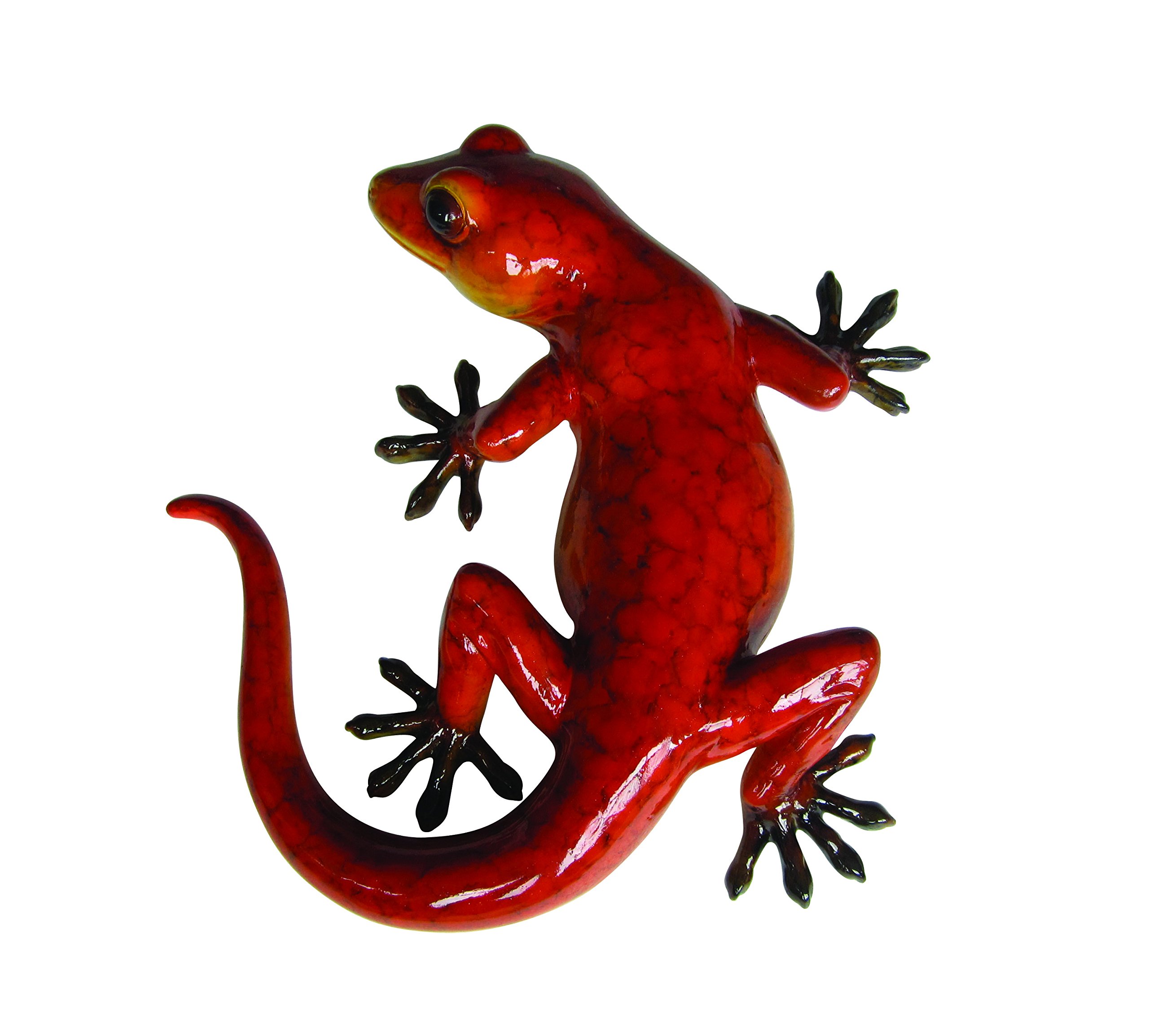 Vivid Arts - Glossy Gecko Garden Ornament (Red)