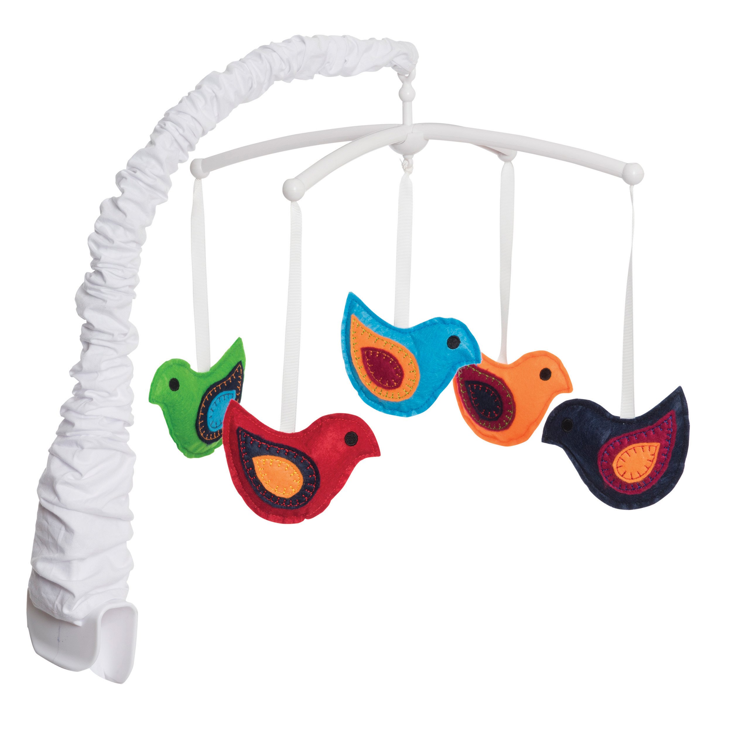 Baby Bassinest Swivel Sleeper Mobile Whimsical Birds Halo