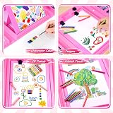 HappyGoLucky Unicorn Art Set for Girls 3-12 Yrs - 208 Pc Coloring Pencils view 4