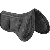 Kavallerie 3D Air-Mesh Half Pad, Impact Protection &amp; Therapeutic Gel Padding English Saddle for Maximum Support and Stability, Best for Horses Under Saddle, Dressage, Jumping &amp; Training