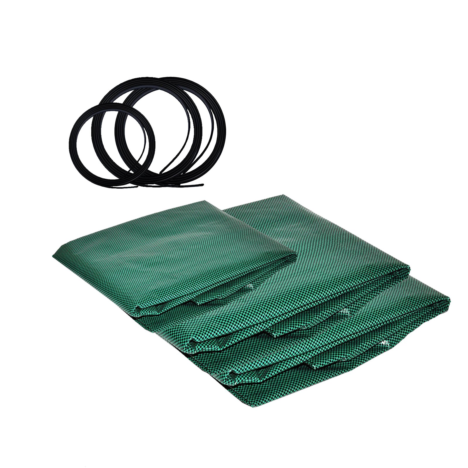 KORAM 3-Pack Garden Waste Bags Heavy Duty Reusable Gardening Yard Lawn Leaf Bag- 2x 72 Gallons,1x 32 Gallons