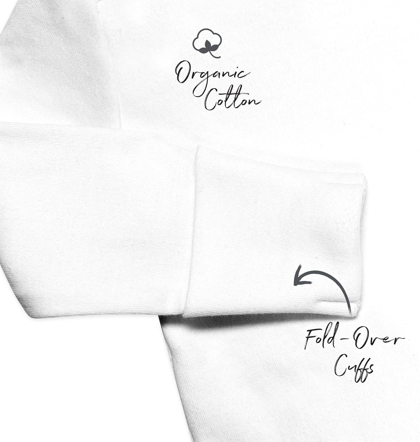 HonestBaby Baby 3-Pack Organic Cotton Long Sleeve Side-Snap Kimono Tops: Clothing