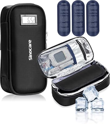 Estuche Isotérmico Insulina Diabéticos 3 Acumuladores Frío TSA