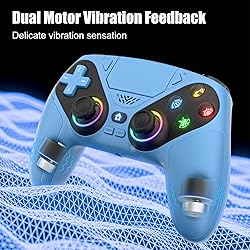 Dinosoo RGB Wireless Controller for PS5/PlayStation