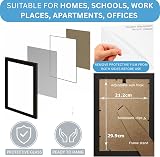 Clay Roberts A4 Gold Photo Frame – Modern Certificate & Poster Frame UK view 7