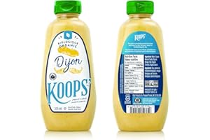 Koops' Dijon Mustard, 325mL, Certified Organic, Gluten-Free, Vegan, Kosher, Clean Ingredients