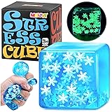 Squishy Fidget Toys Adults Stress Cube - Glow in