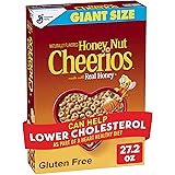 Honey Nut Cheerios Heart Healthy Cereal, Gluten Free Cereal With Whole Grain Oats, 27.2 oz