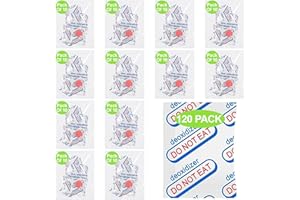 SD QUEEN 120-Pack 100cc Oxygen Absorbers for Food Storage - Vacuum Sealed in 10-Packs with Oxygen Indicator, Food Grade - Compatible with Mylar Bags, Mason Jars, Pantry Storage