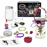 Mason Jar Lantern Craft Kit - DIY Make Your Own Lantern Jar - Craft Project for Kids - Great Gift (Fairy Lantern (ONE…