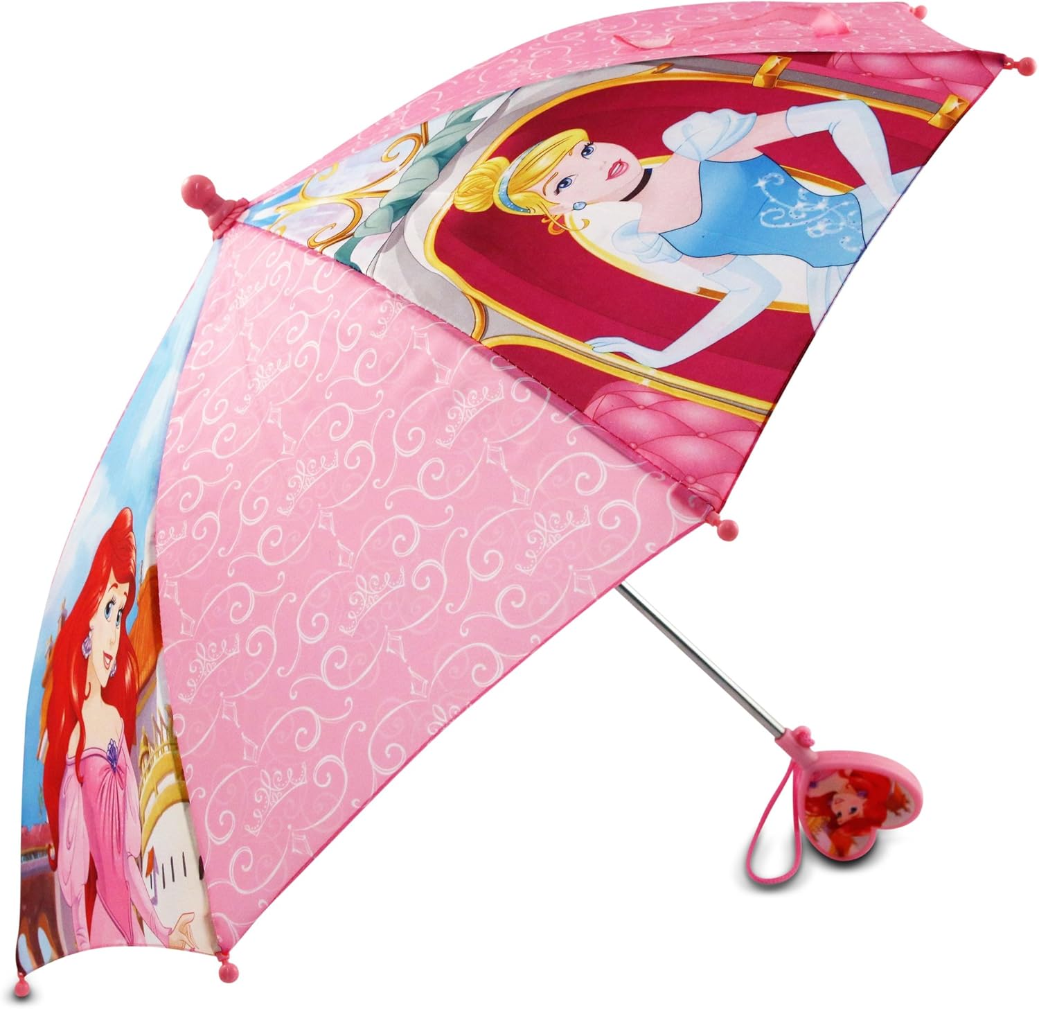 Disney Little Girls Princess Character Umbrella, Age 37