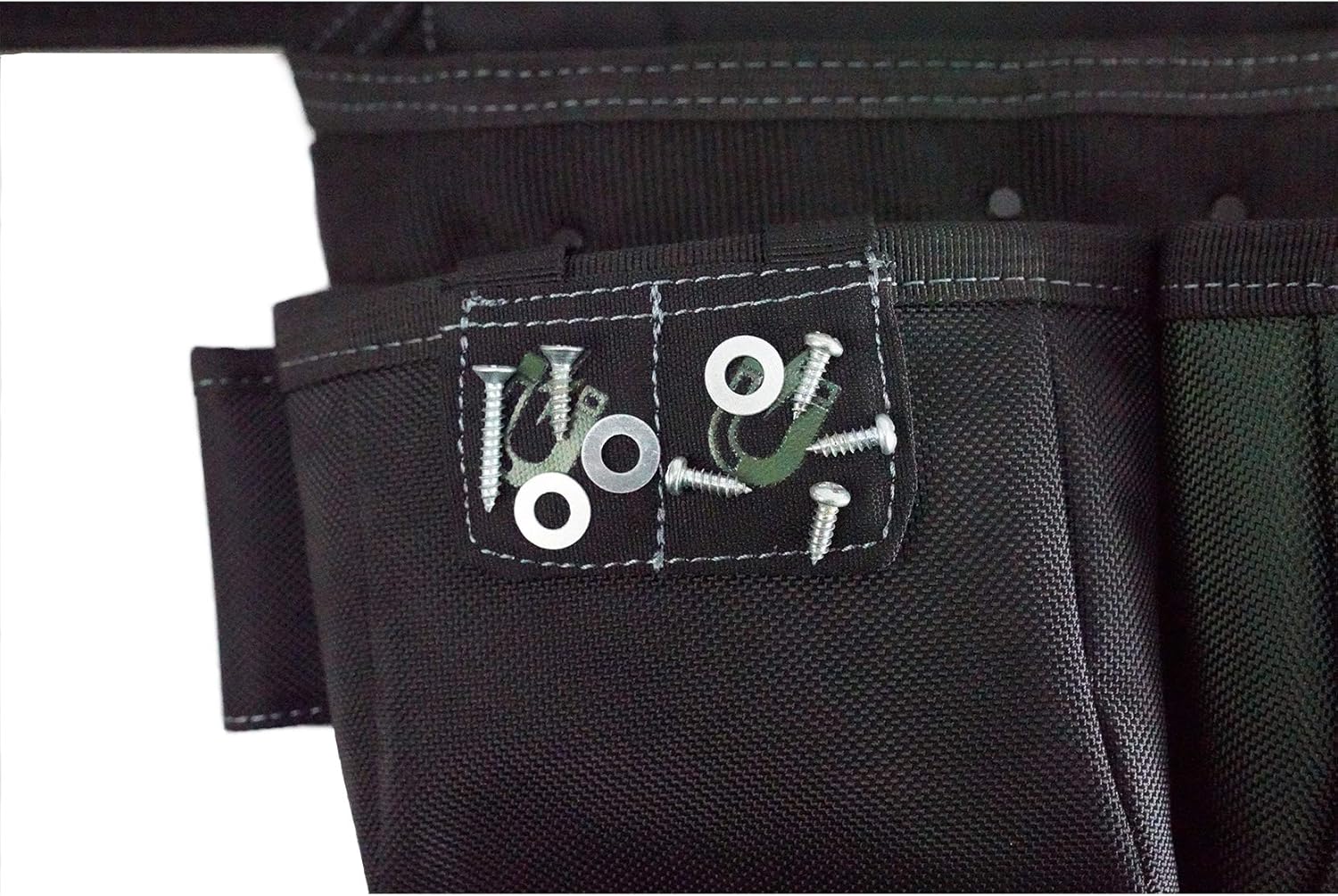 MELOTOUGH 28-Pocket Pro Framer's Combo Apron Tool Belt and Heavy Duty Padded Suspenders with Magnetic Desinger for Technician/Maintenance/Carpenter/and Electrician's Tools(Olive Green)… - - 
